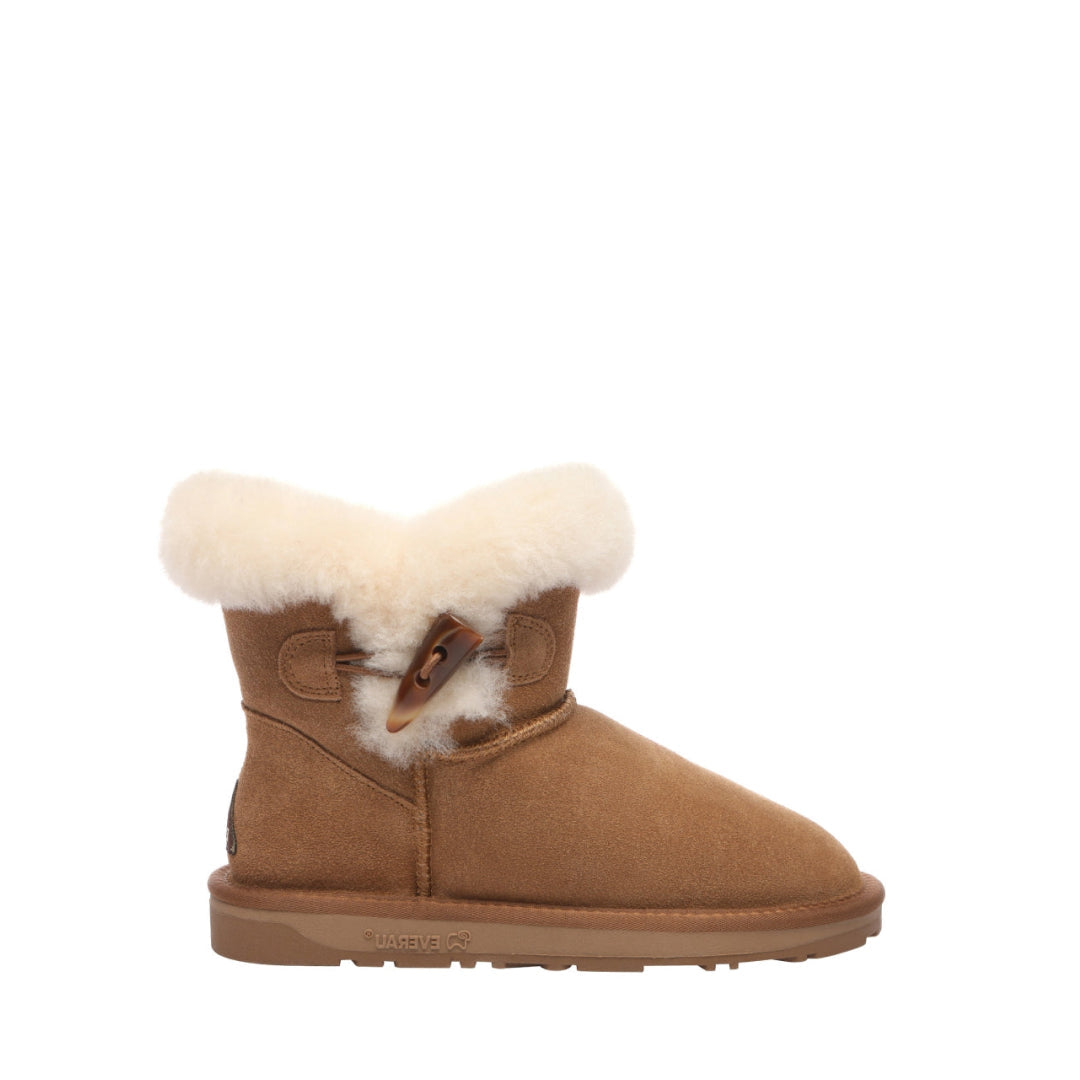 EVERAU Robin Chestnut Mini Boots Botki Brązowe