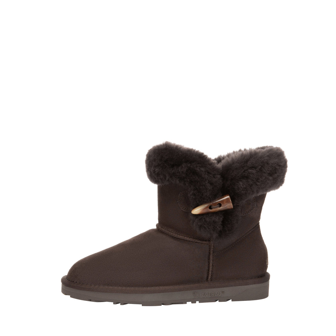 EVERAU Robin Chocolate Mini Boots Botki Czekoladowe