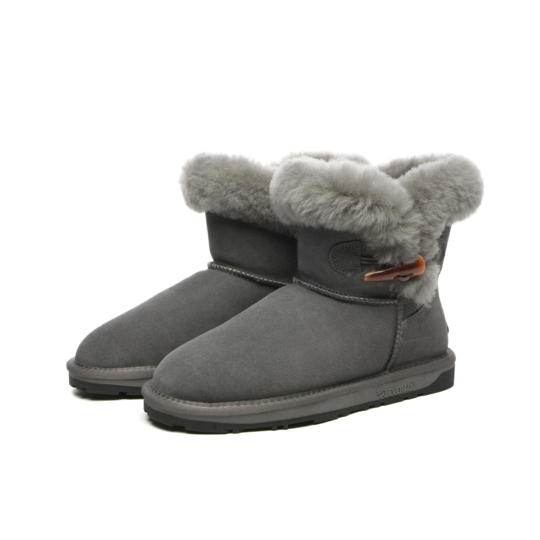 EVERAU Robin Grey Mini Boots Botki Szare
