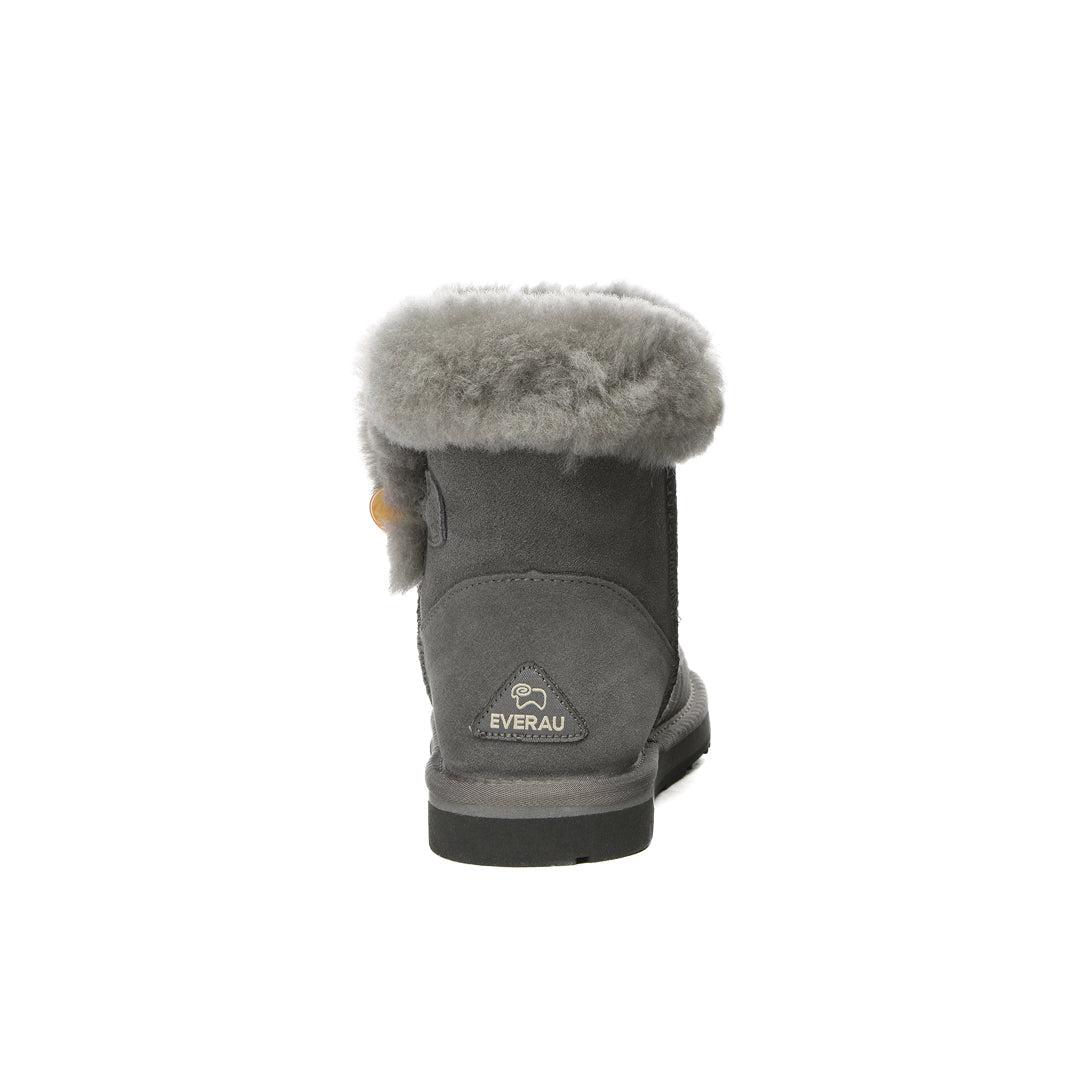 EVERAU Robin Grey Mini Boots Botki Szare