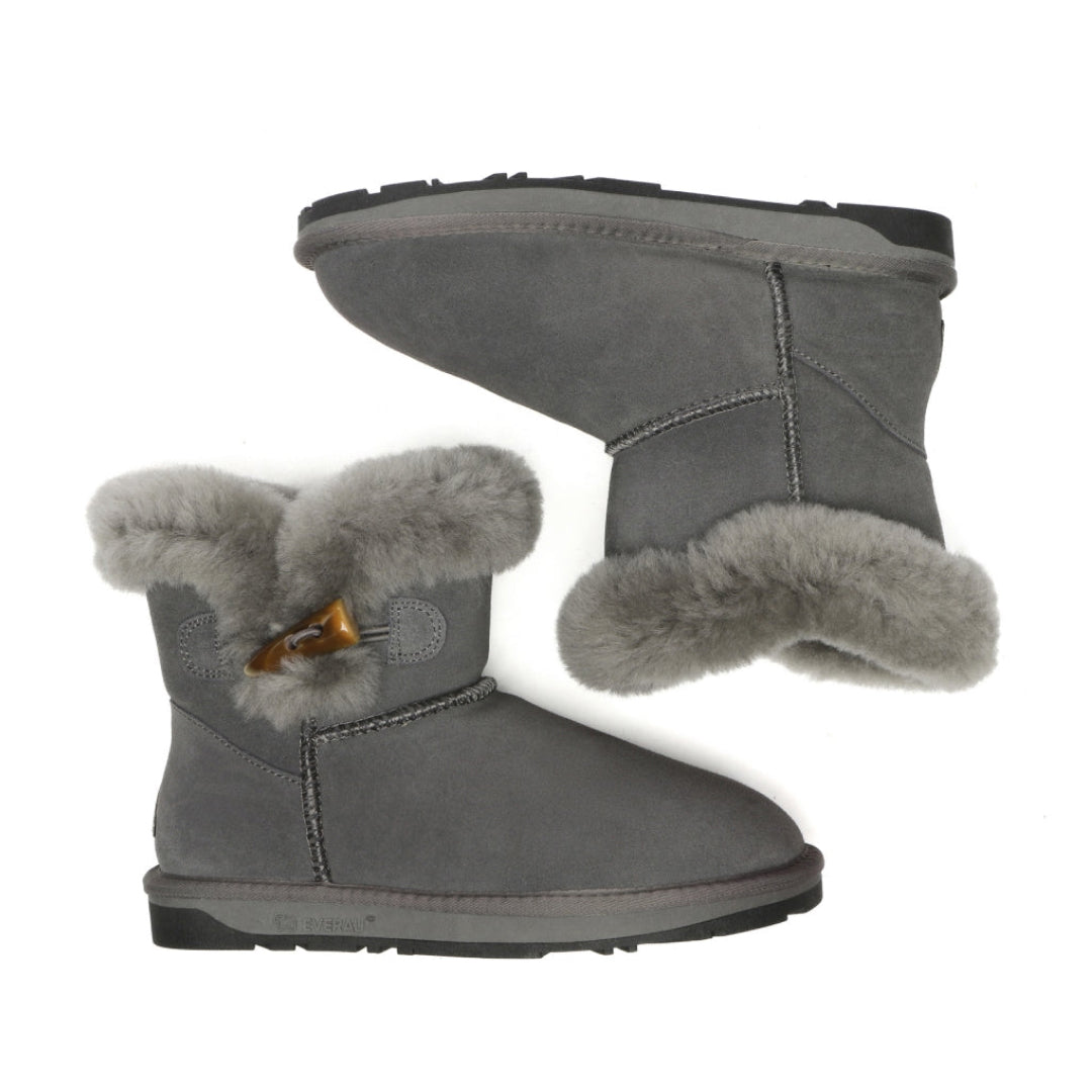 EVERAU Robin Grey Mini Boots Botki Szare