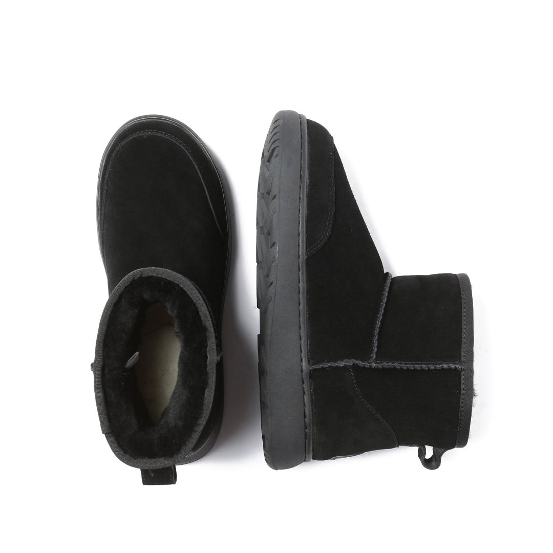 EVERAU Rosella Black Outdoor Boots Botki Czarne