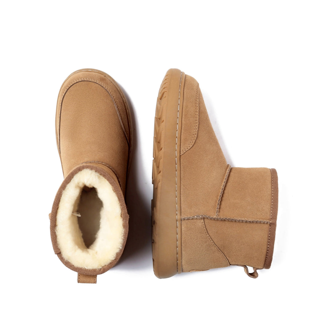 EVERAU Rosella Chestnut Outdoor Boots Botki Brązowe