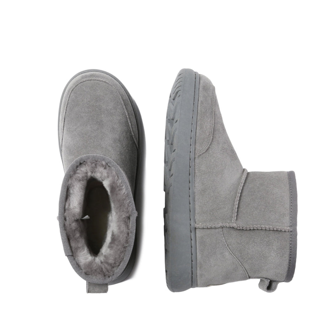 EVERAU Rosella Grey Outdoor Boots Botki Szare