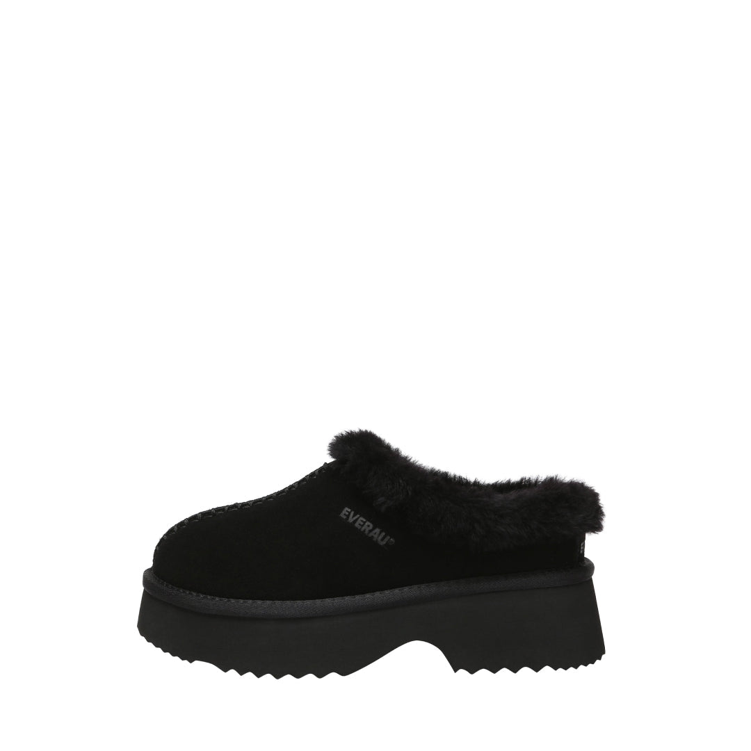 EVERAU Savanna Chunky Platform Boots Botki Czarne