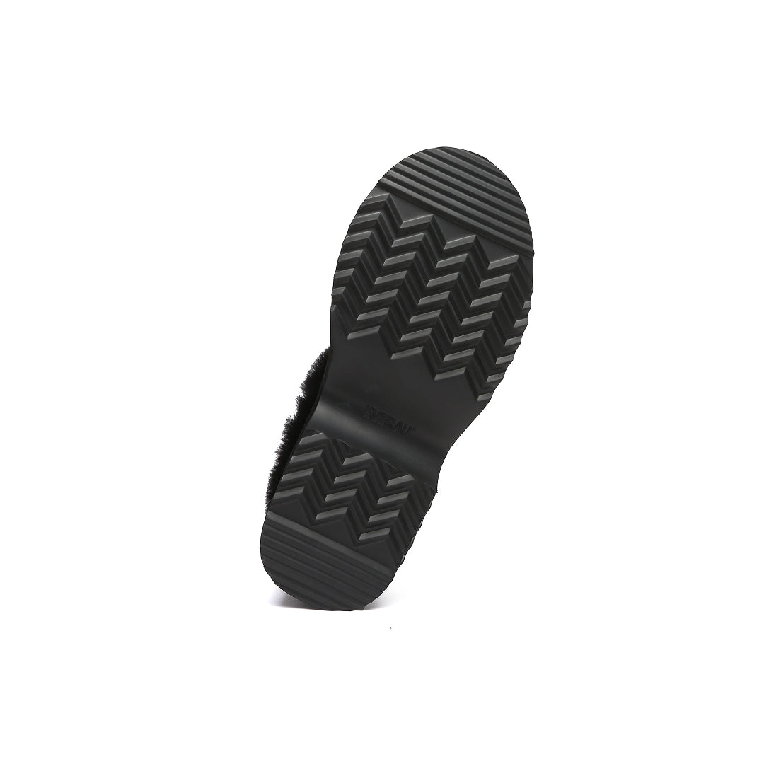 EVERAU Savanna Chunky Platform Boots Botki Czarne