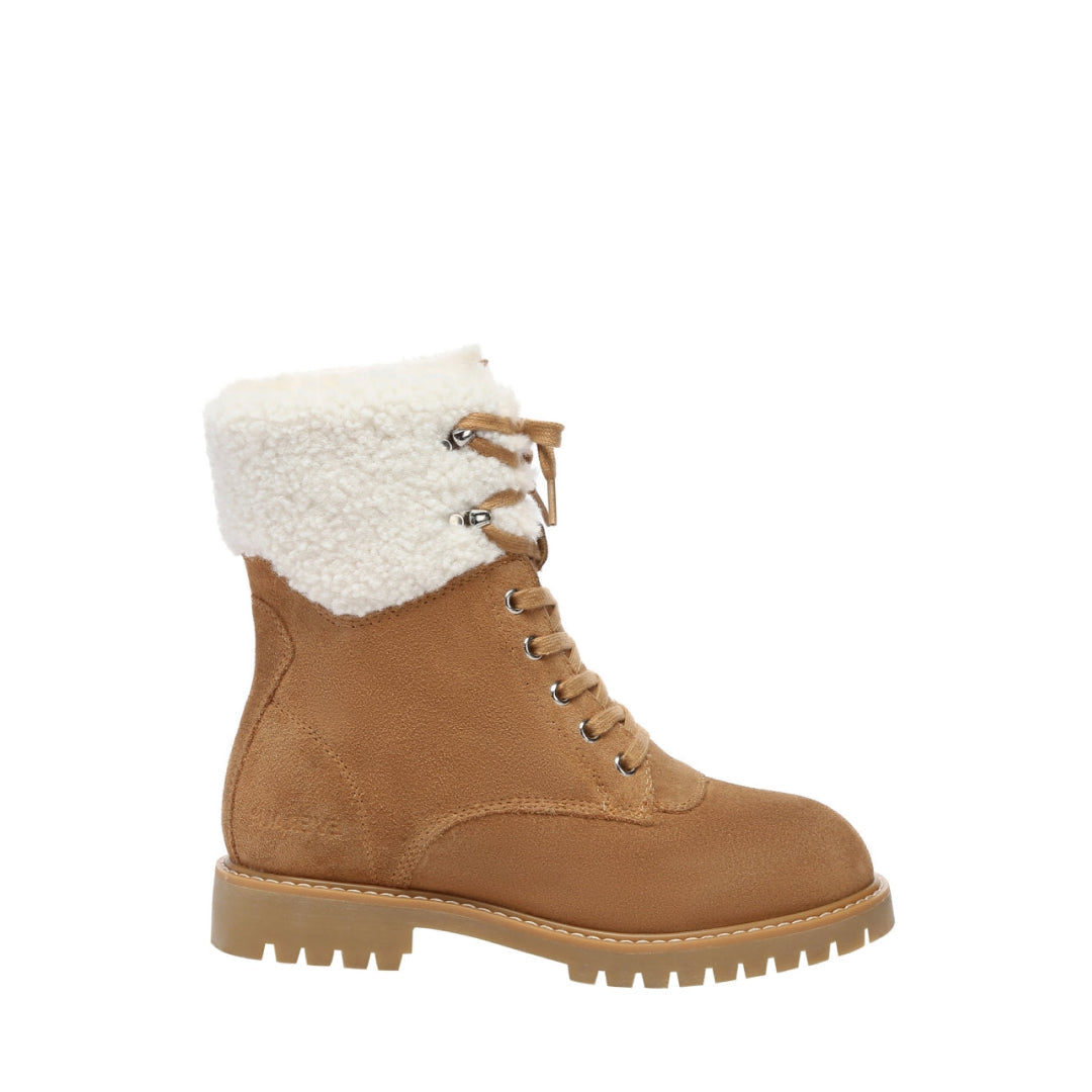 EVERAU Sittella Chestnut Chunky Boots Botki Brązowe