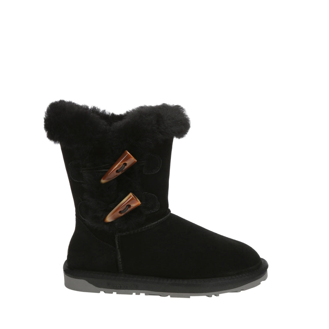 EVERAU Stork Black Short Boots Botki Czarne
