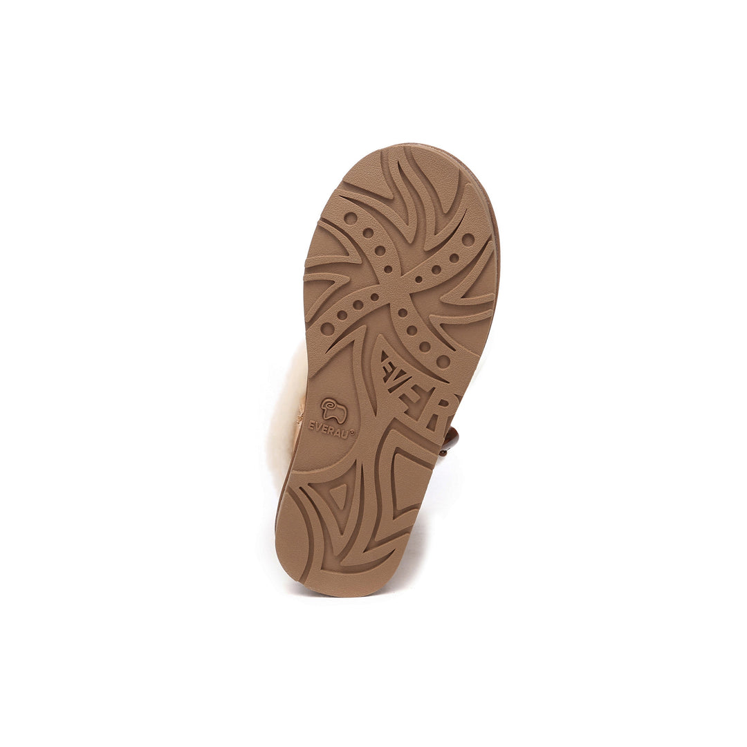 EVERAU Stork Chestnut Short Boots Botki Brązowe