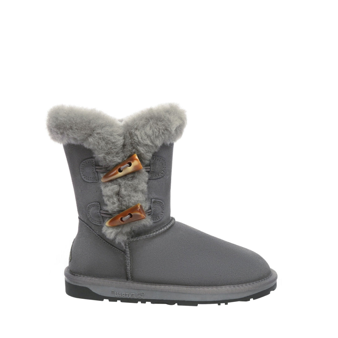 EVERAU Stork Grey Short Boots Botki Szare