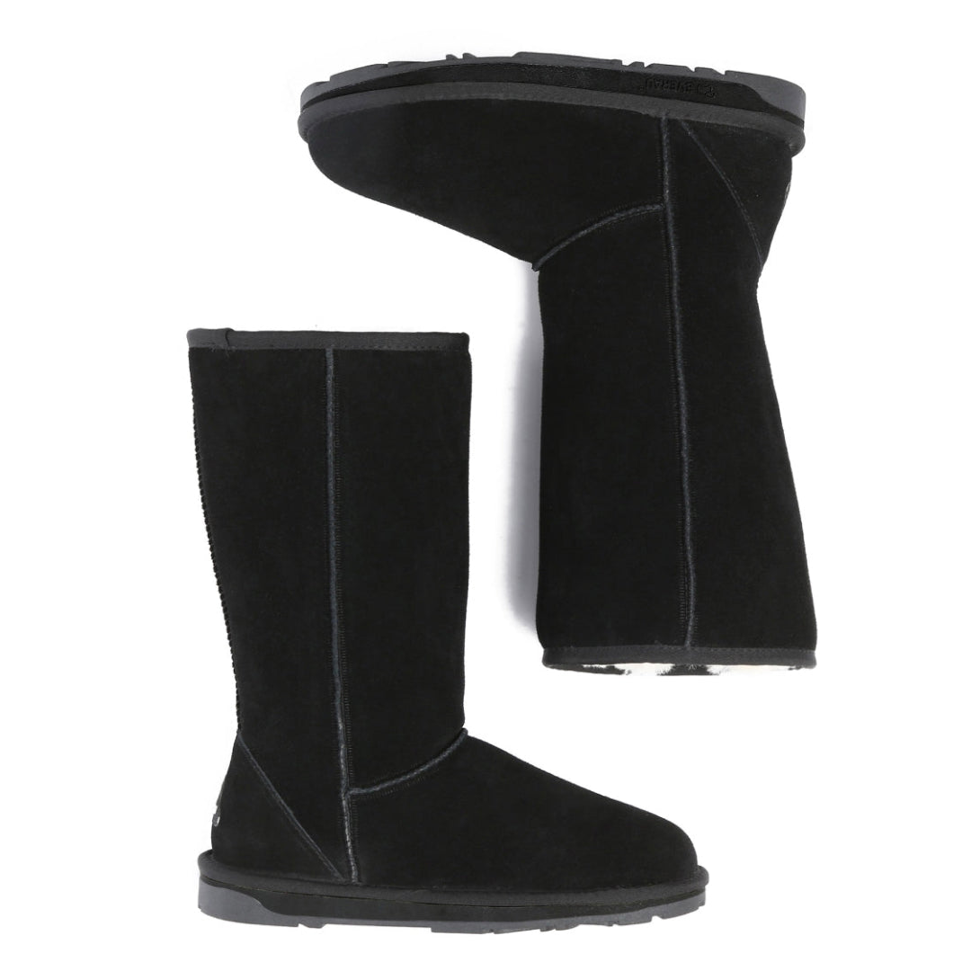EVERAU Whistler Black Tall Classic Boots Botki Czarne