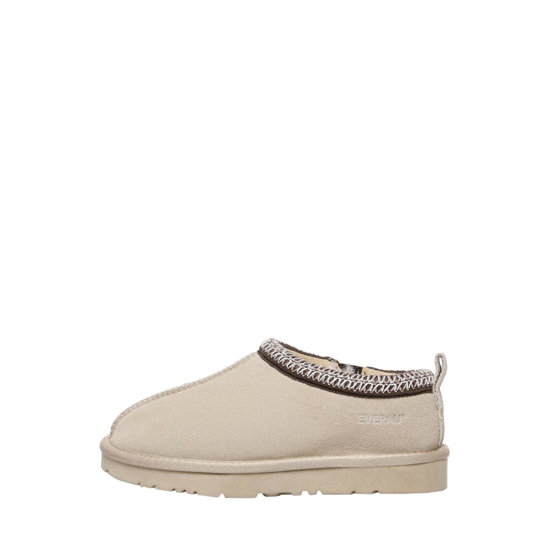 EVERAU Wigeon Sand Leather Slippers Kapcie Piaskowe