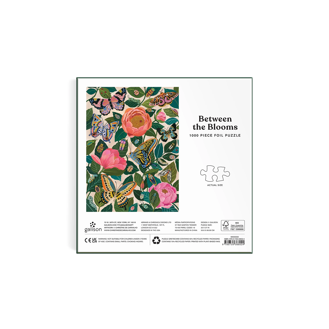 Galison Puzzle Between the Blooms/Wśród kwiatów - 1000 elementów