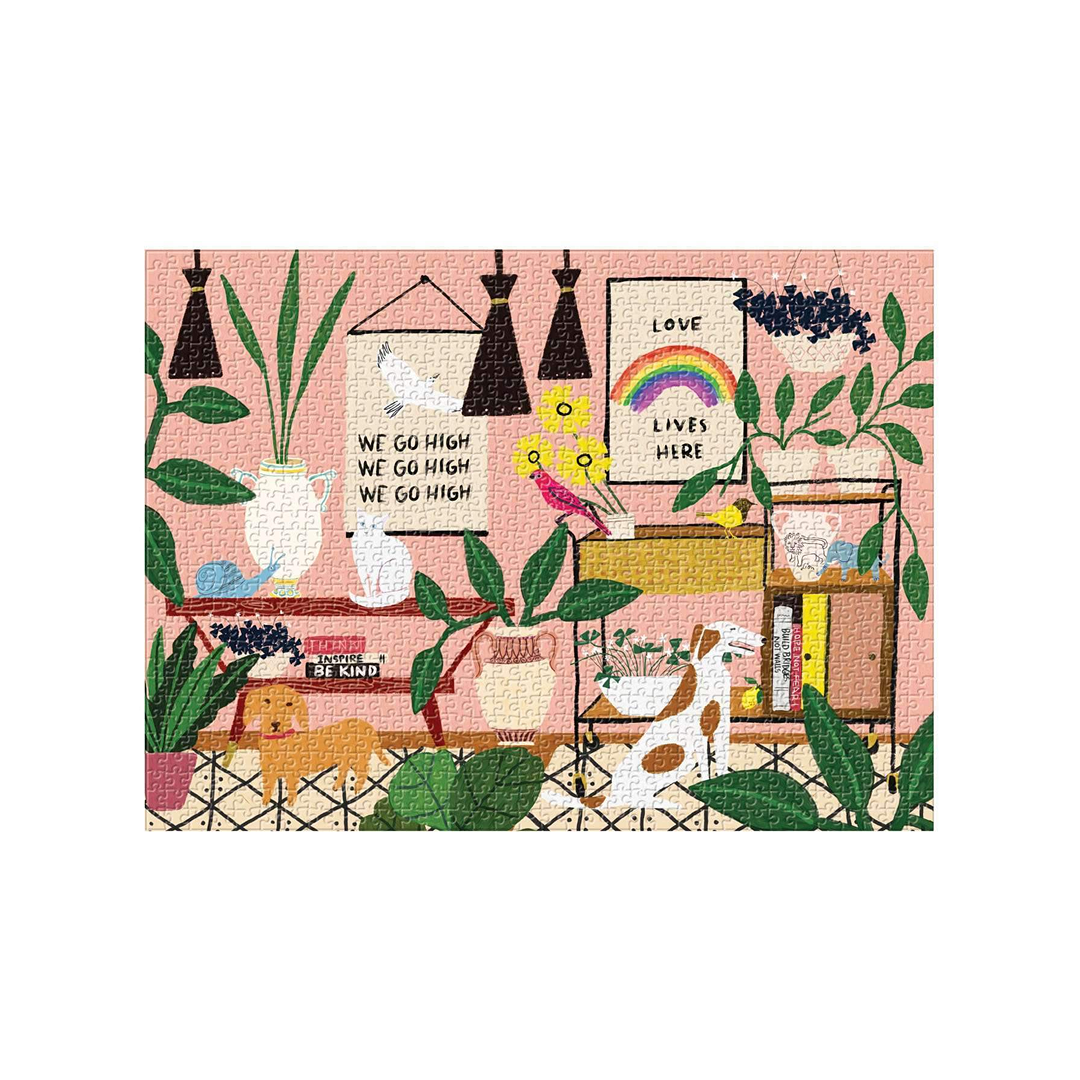 Galison Puzzle Love Lives Here/Tutaj mieszka miłość - 1000 elementów