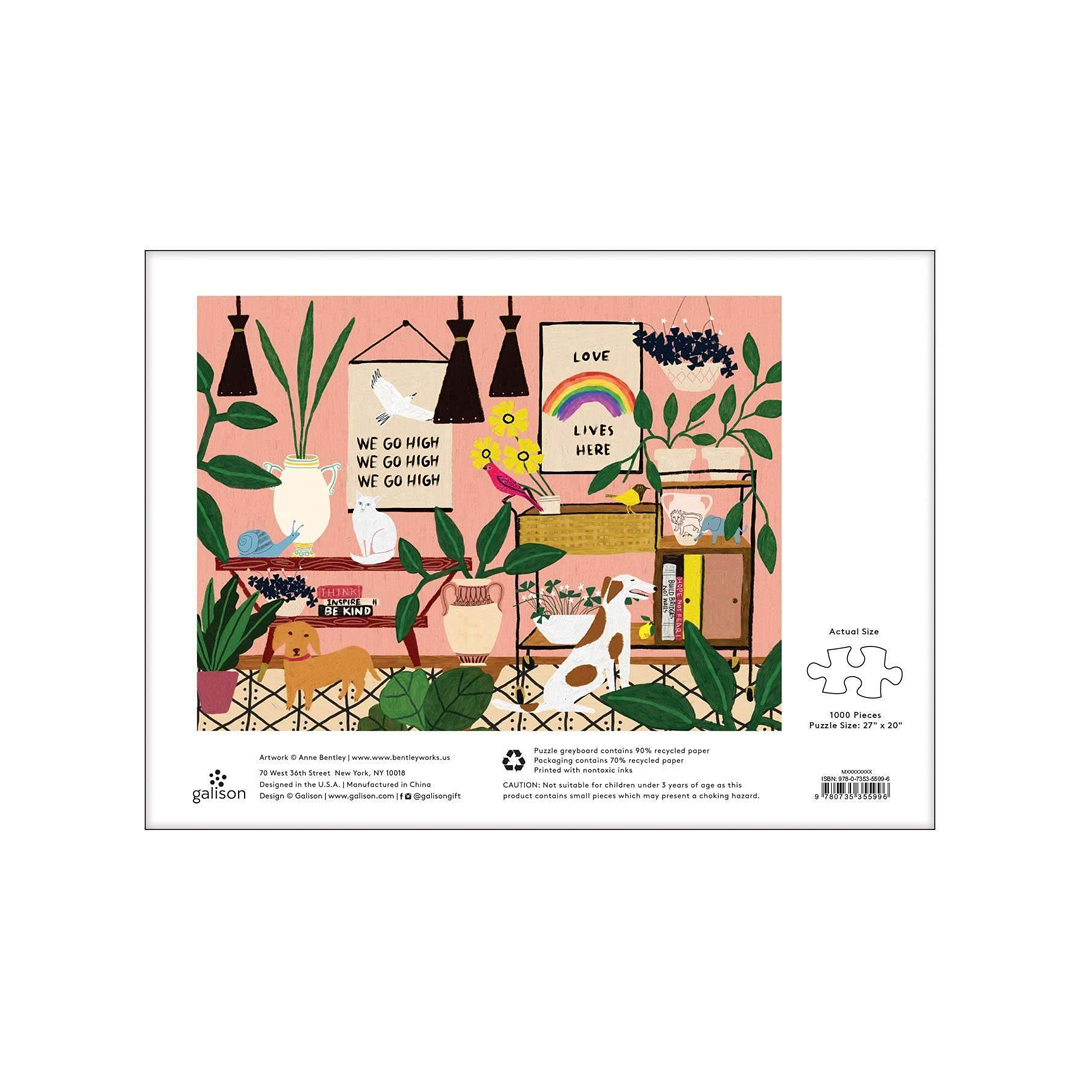Galison Puzzle Love Lives Here/Tutaj mieszka miłość - 1000 elementów