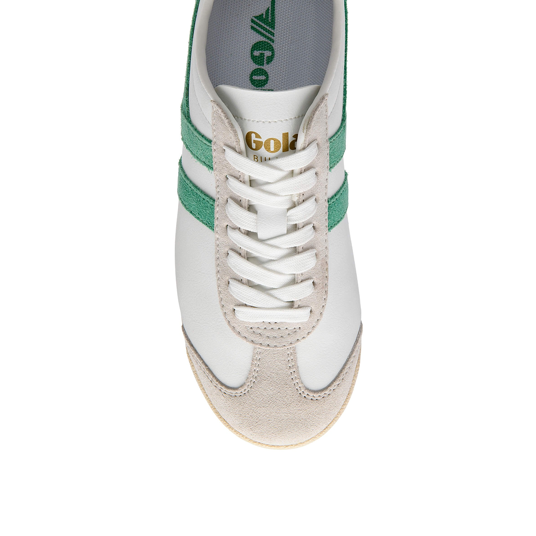 Gola Women's Bullet Pure Trainer White/Jade/Fluro Pink Sneakersy Damskie Białe
