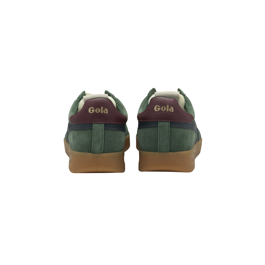Gola Men's Cyclone Trainer Evergreen/Navy/Burgundy/Gum Sneakersy Męskie Zielone