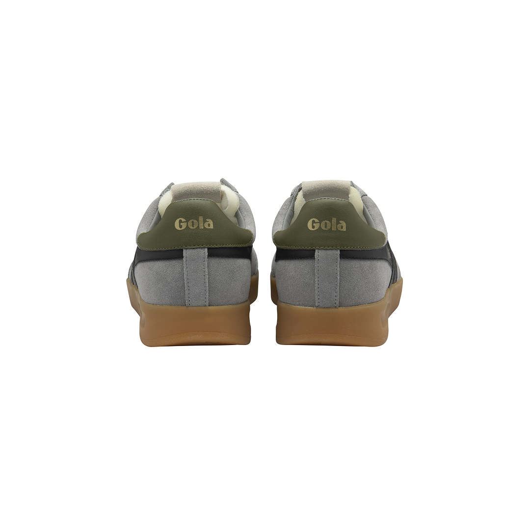 Gola Men's Cyclone Trainer Cement/Black/Khaki/Gum Sneakersy Męskie Szare