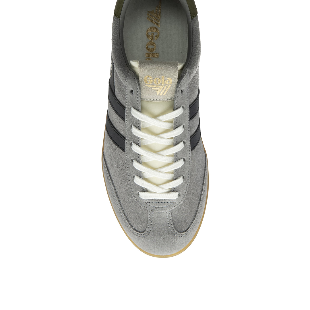 Gola Men's Cyclone Trainer Cement/Black/Khaki/Gum Sneakersy Męskie Szare