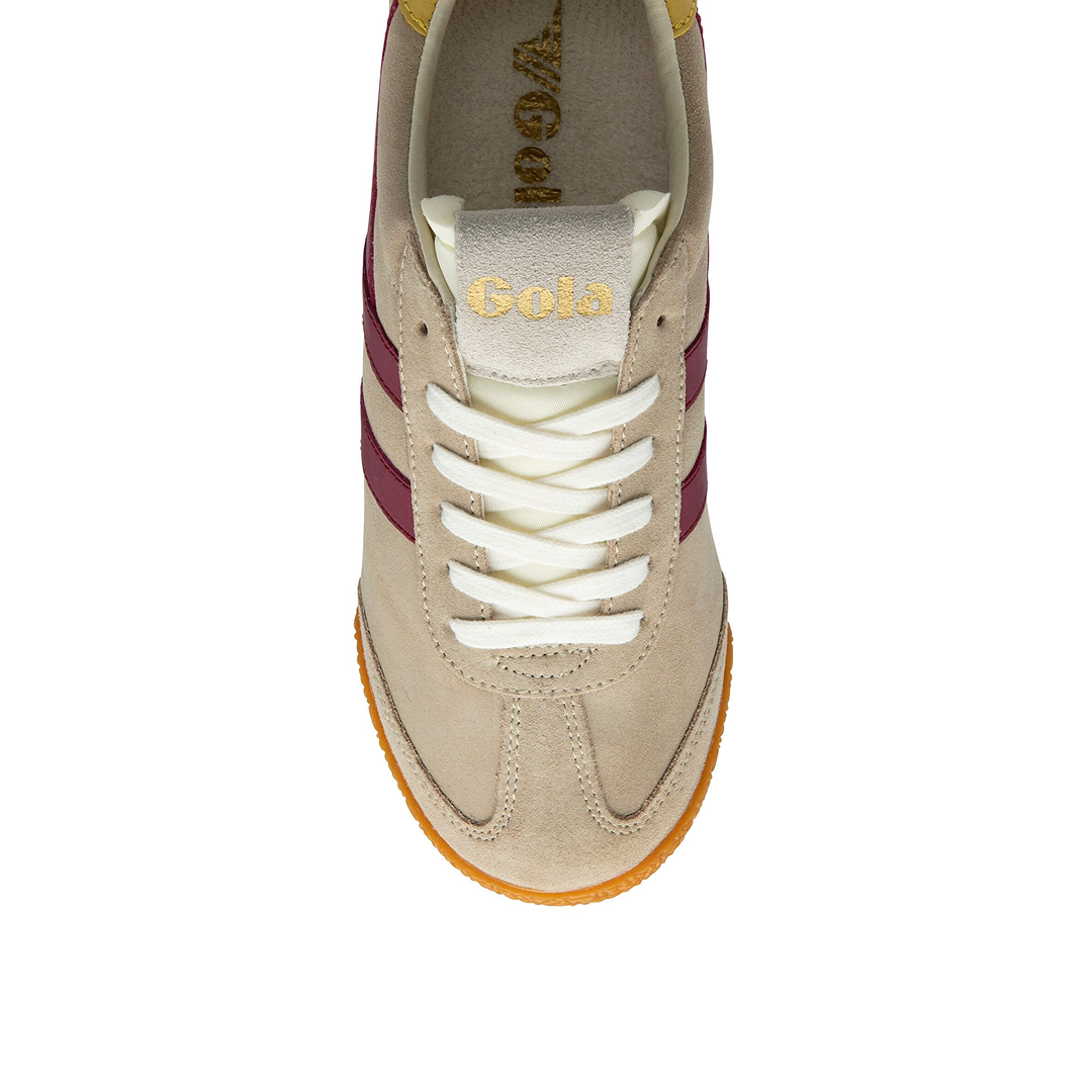 Gola Women's Elan Trainer Bone/Cerise/Pollen Sneakersy Damskie Beżowe Bordowe