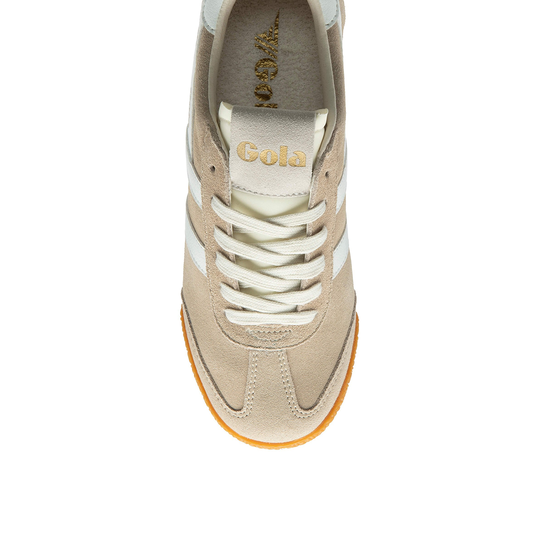 Gola Women's Elan Trainer Bone/White Sneakersy Damskie Beżowe