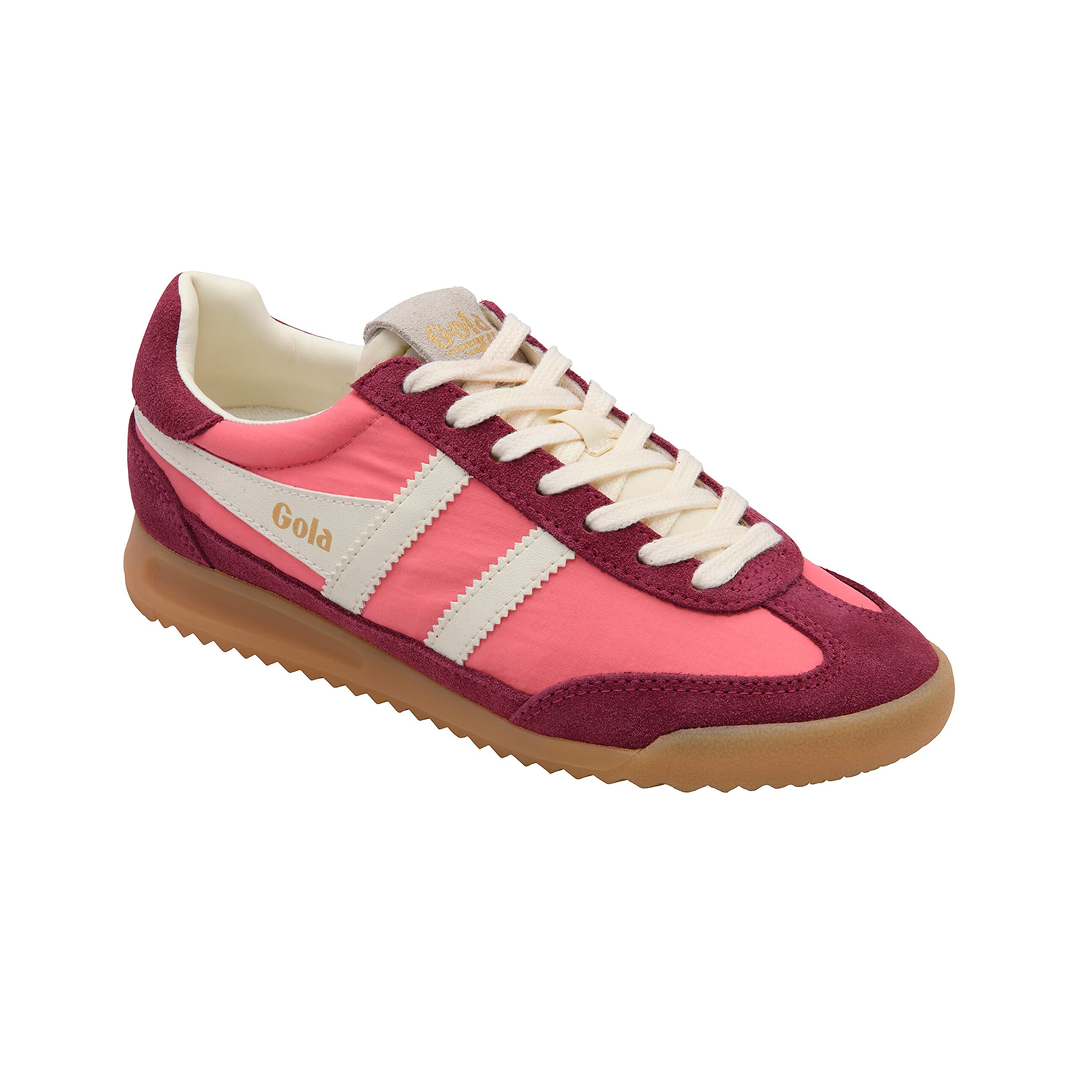 Gola Women's Firefly Trainer Bubblegum/Cerise/Off White Sneakersy Damskie Różowe