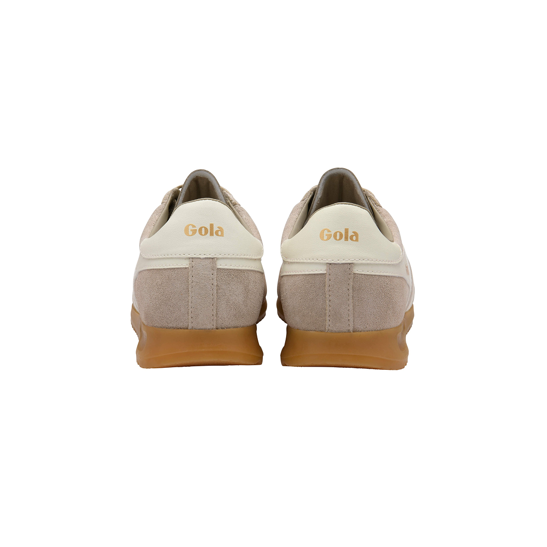 Gola Women's Stadium Suede Trainer Bone/Off White Sneakersy Damskie Beżowe