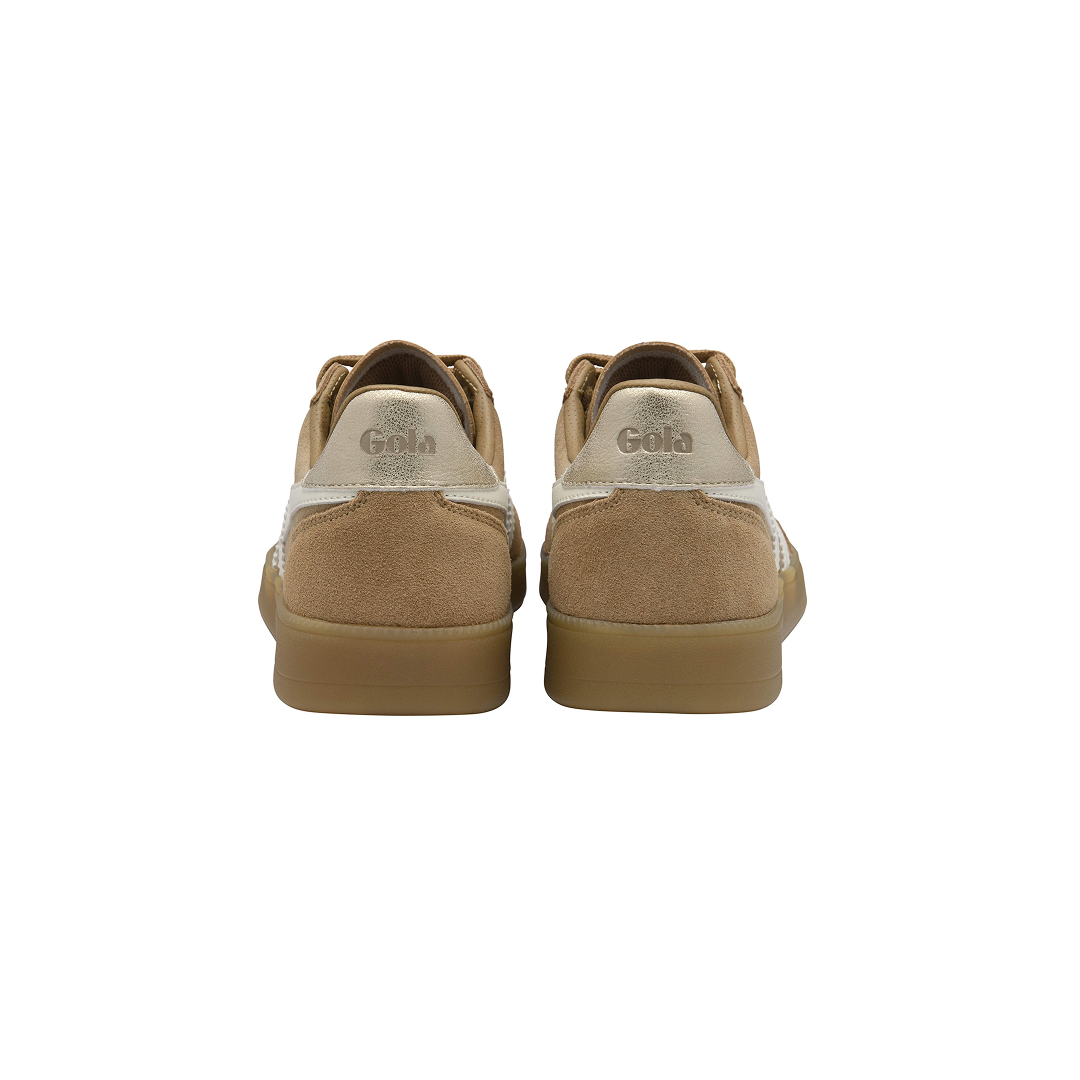 Gola Women's Viper Trainer Light Caramel/Off White/Gold/Gum Sneakersy Damskie Beżowe