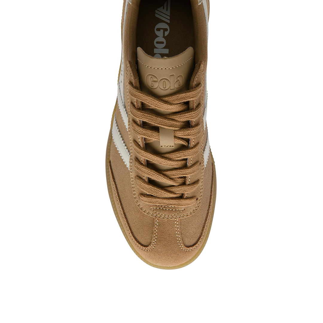 Gola Women's Viper Trainer Light Caramel/Off White/Gold/Gum Sneakersy Damskie Beżowe