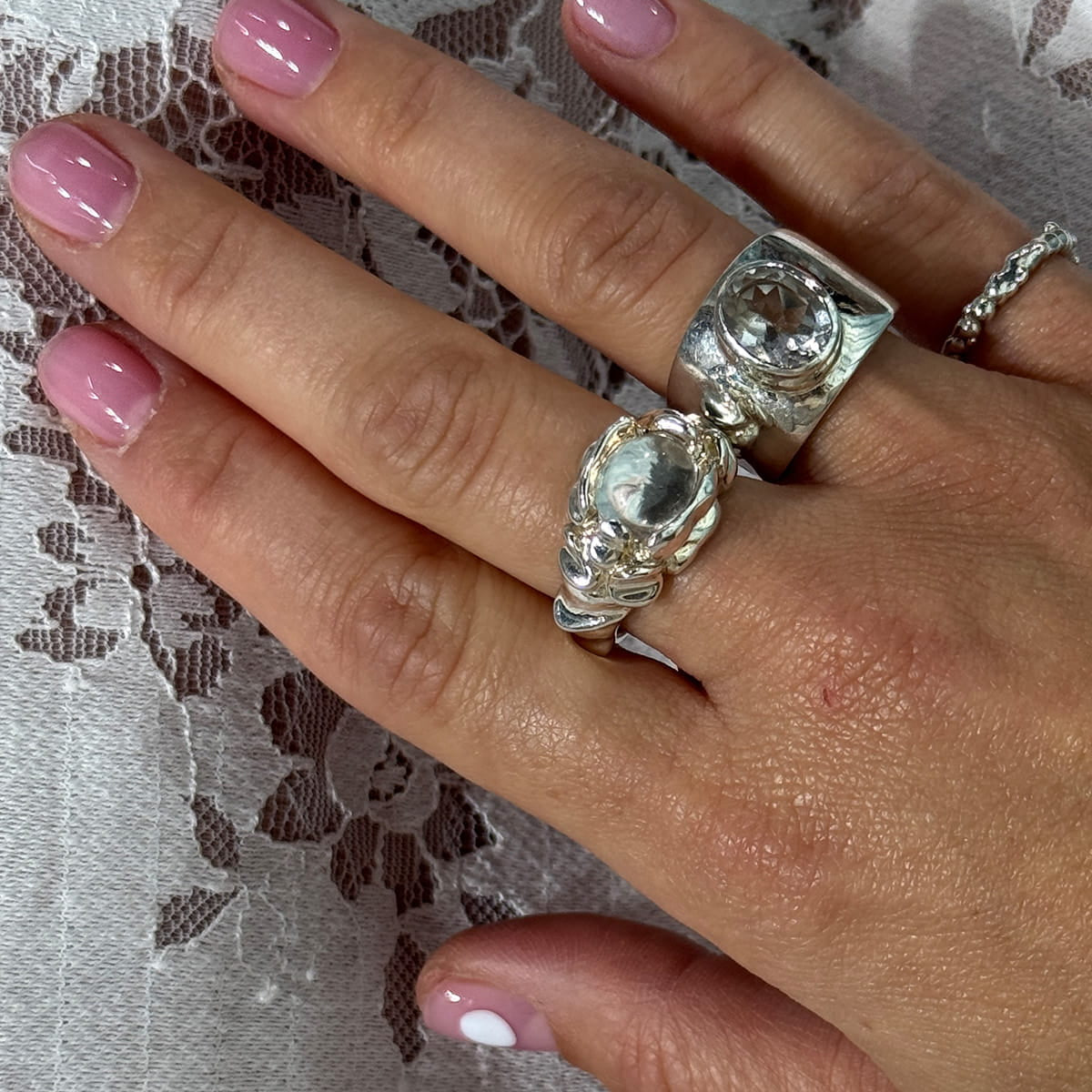 Maar Pierścionek Gardenia Srebrny