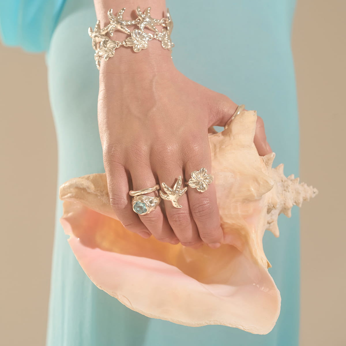 Maar Pierścionek Atol ring Srebrny