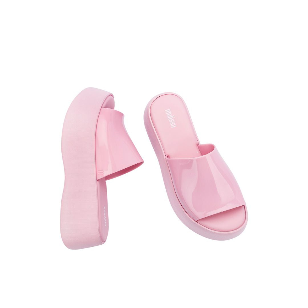 Melissa Becky Ad Light Pink Klapki Damskie Na Platformie Różowe