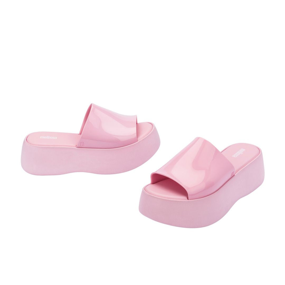 Melissa Becky Ad Light Pink Klapki Damskie Na Platformie Różowe