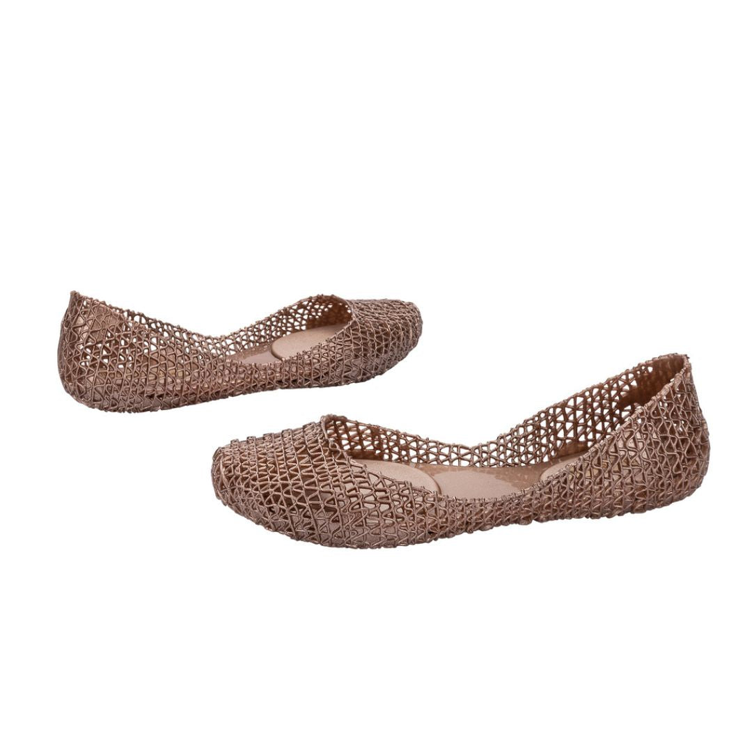 Melissa Campana Papel AD Pink Metalic Baleriny Damskie Różowe