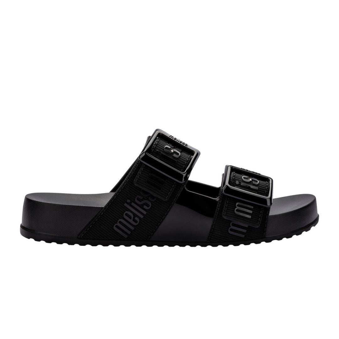Melissa Cozy Slide M Lover Ad Black Klapki Damskie Czarne
