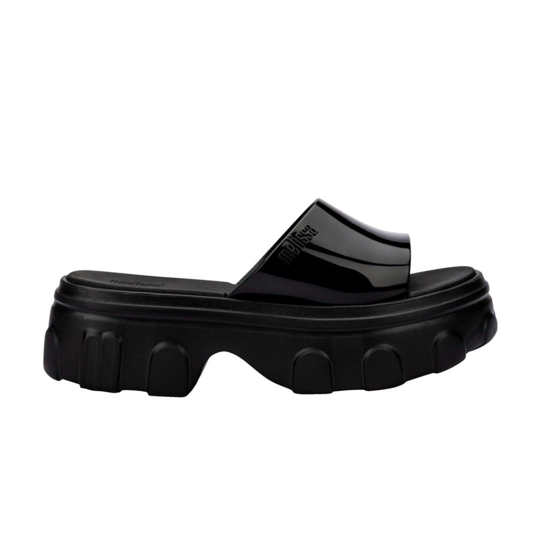 Melissa Ella Slide Light Black Klapki Na Platformie Damskie Czarne