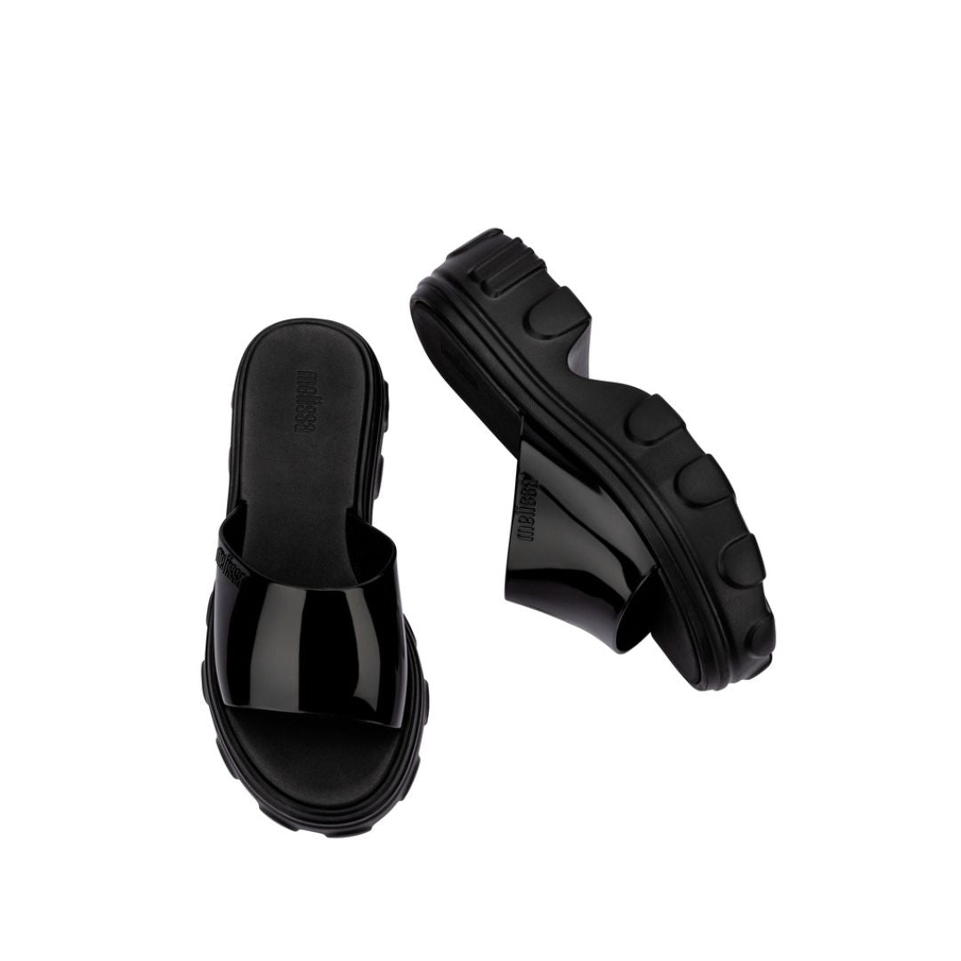 Melissa Ella Slide Light Black Klapki Na Platformie Damskie Czarne