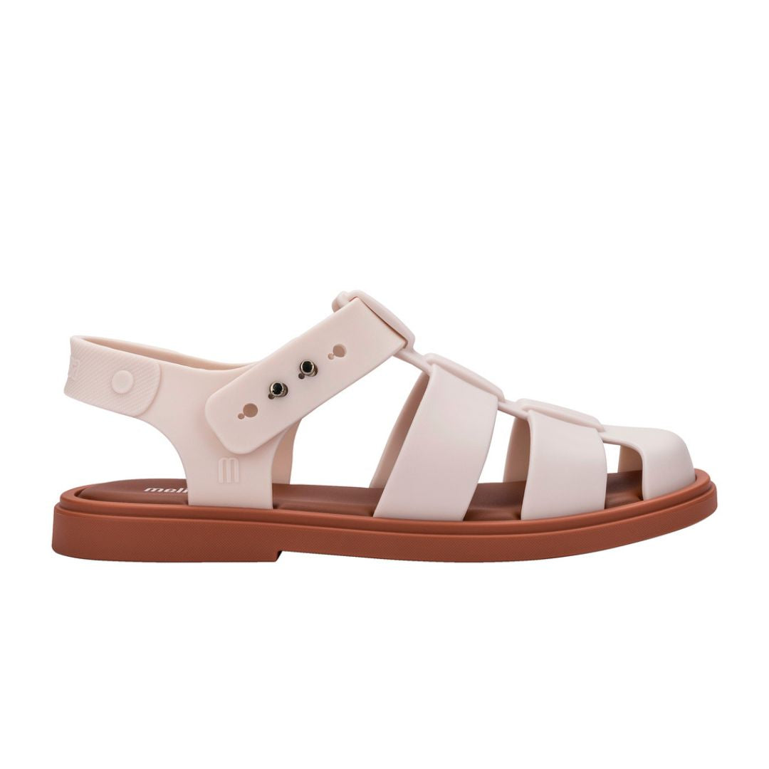 Melissa Emma Ad Brown Beige Sandały Damskie Brązowe Beżowe