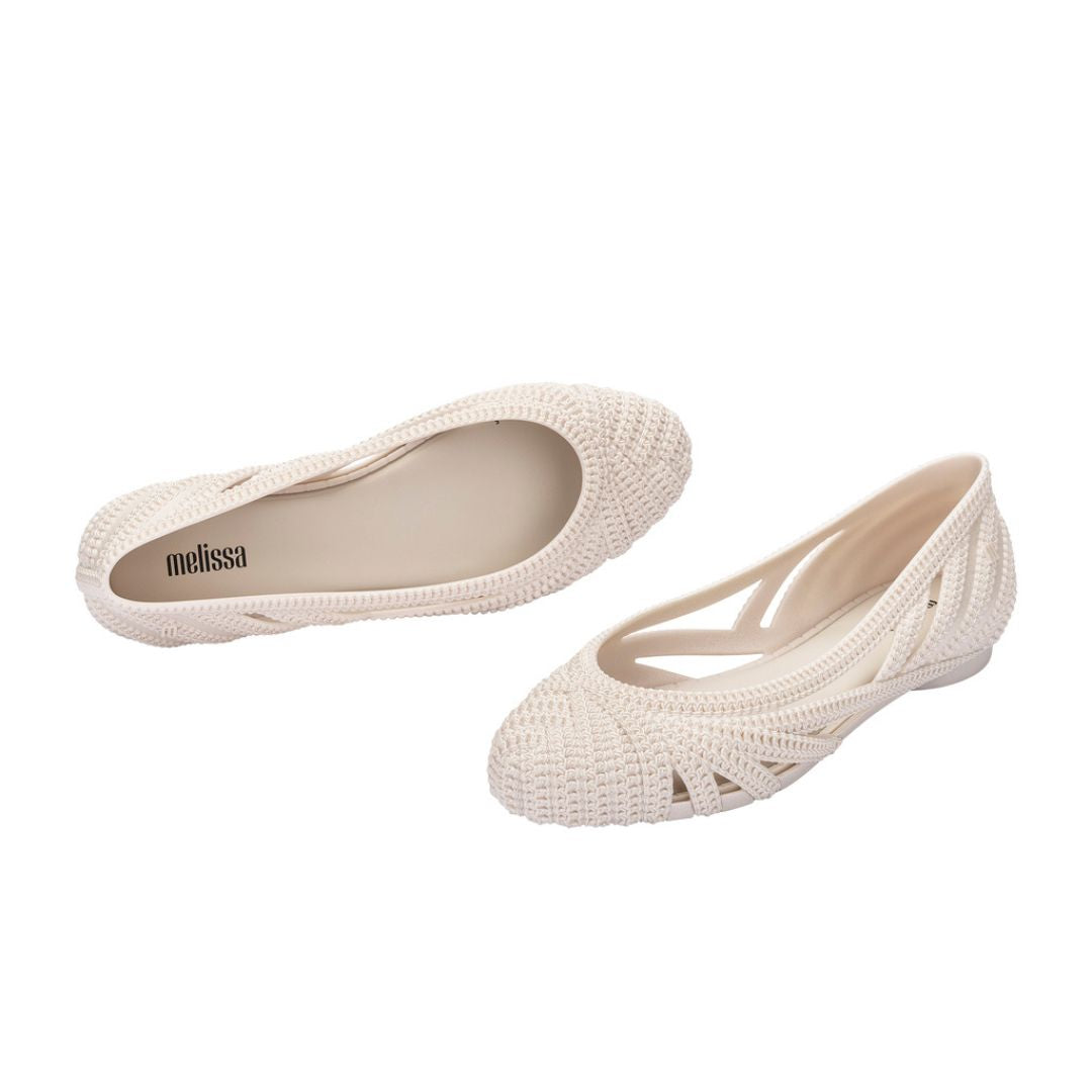 Melissa Femme Classy AD Beige Baleriny Damskie Beżowe