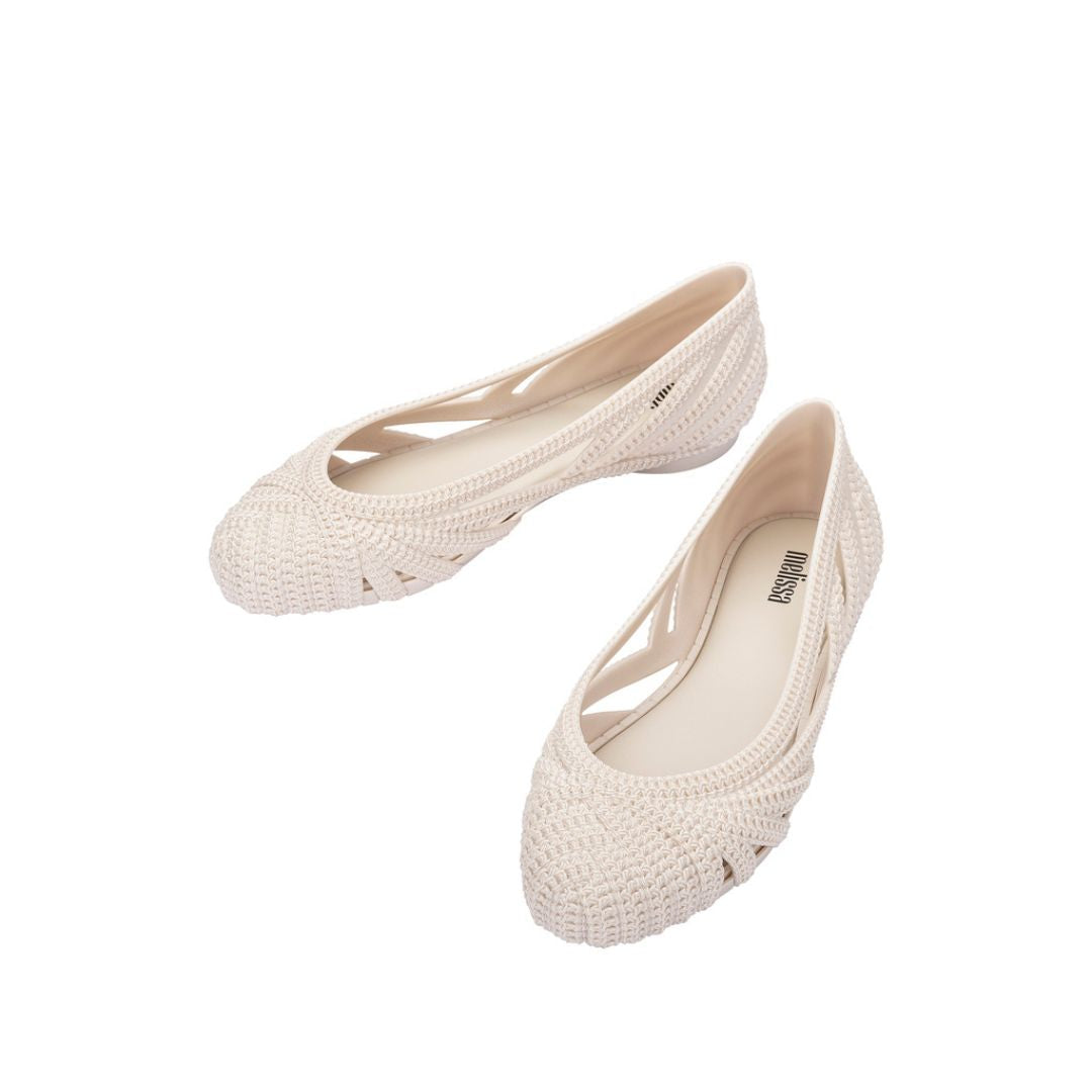 Melissa Femme Classy AD Beige Baleriny Damskie Beżowe