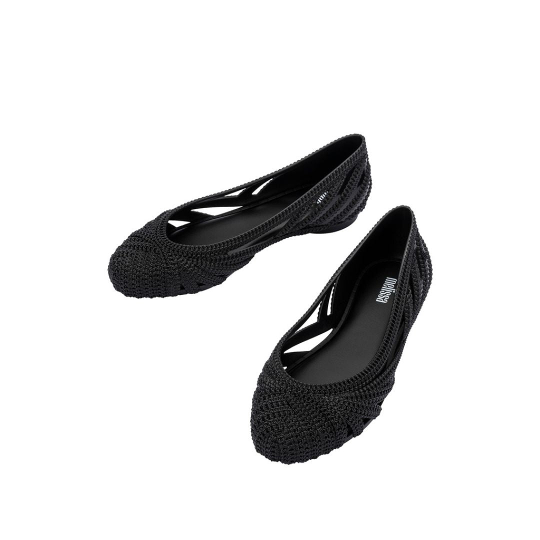 Melissa Femme Classy AD Black Baleriny Damskie Czarne