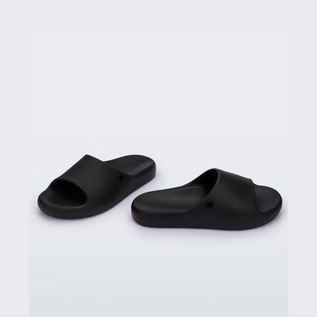 Melissa Free Print Slide Ad Klapki Damskie Black Czarne