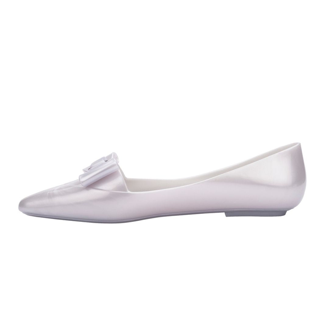 Melissa Pointy Chic AD Pearly White Baleriny Damskie Białe Perłowe