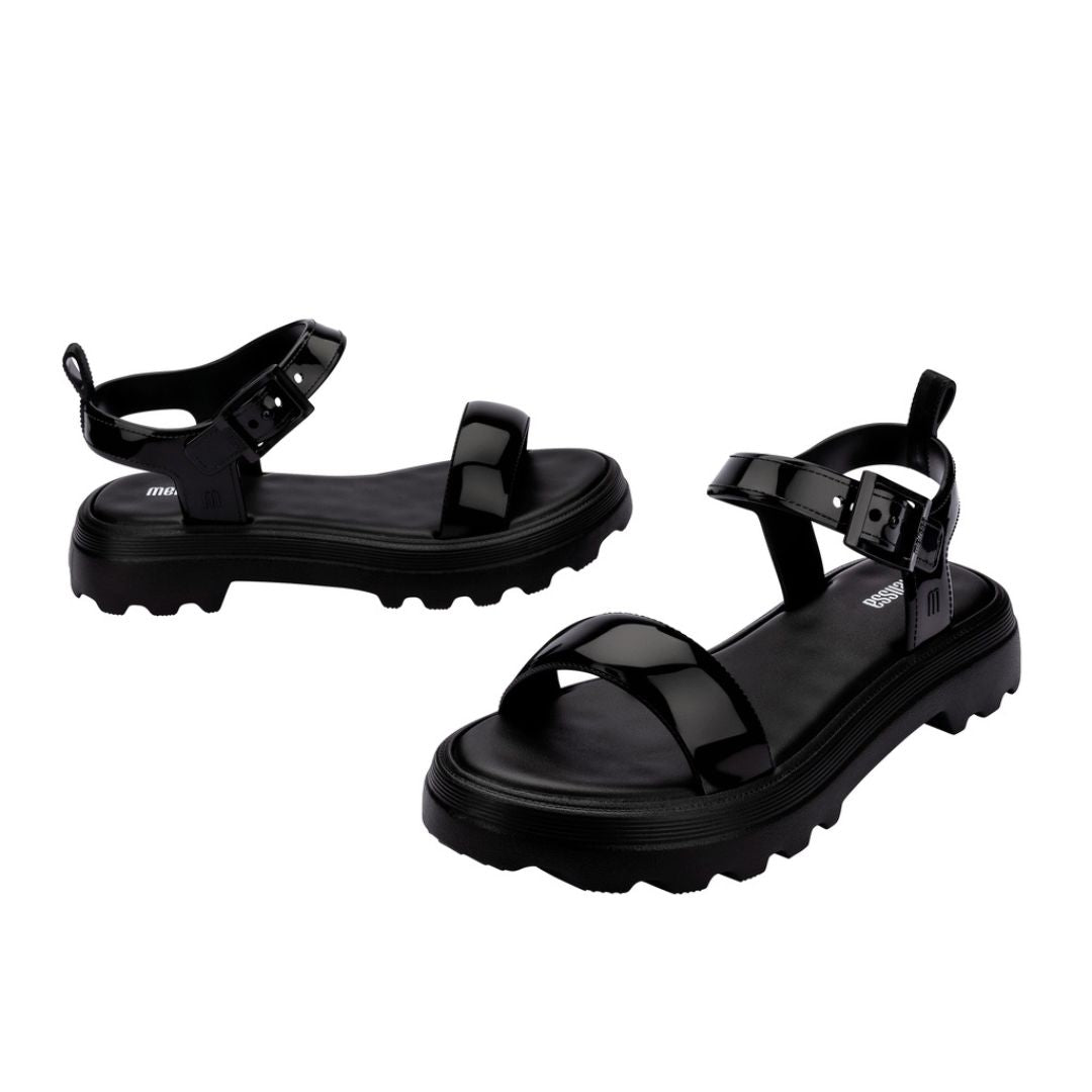 Melissa Town Sandal Ad Black Sandały Damskie Czarne