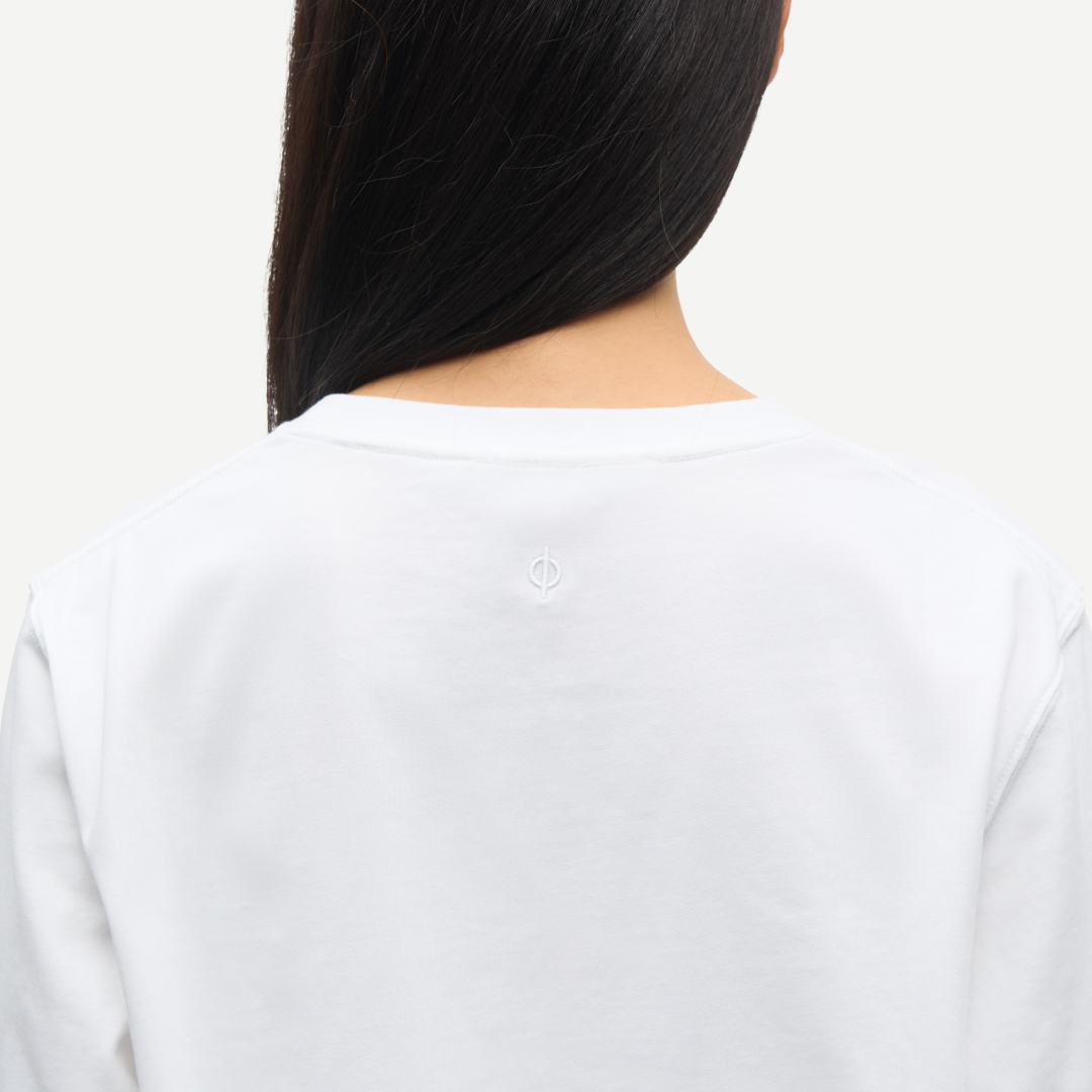 SAMSØE SAMSØE - SAABBY T-SHIRT BIAŁY