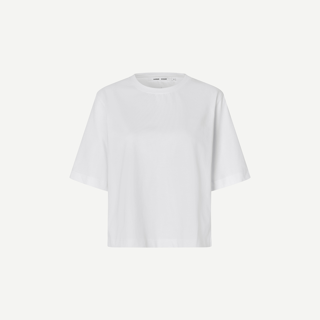 SAMSØE SAMSØE - SAABBY T-SHIRT BIAŁY