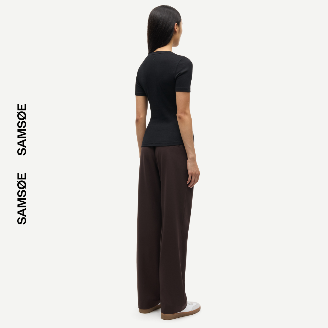 SAMSØE SAMSØE - SAALEXIS T-SHIRT CZARNY