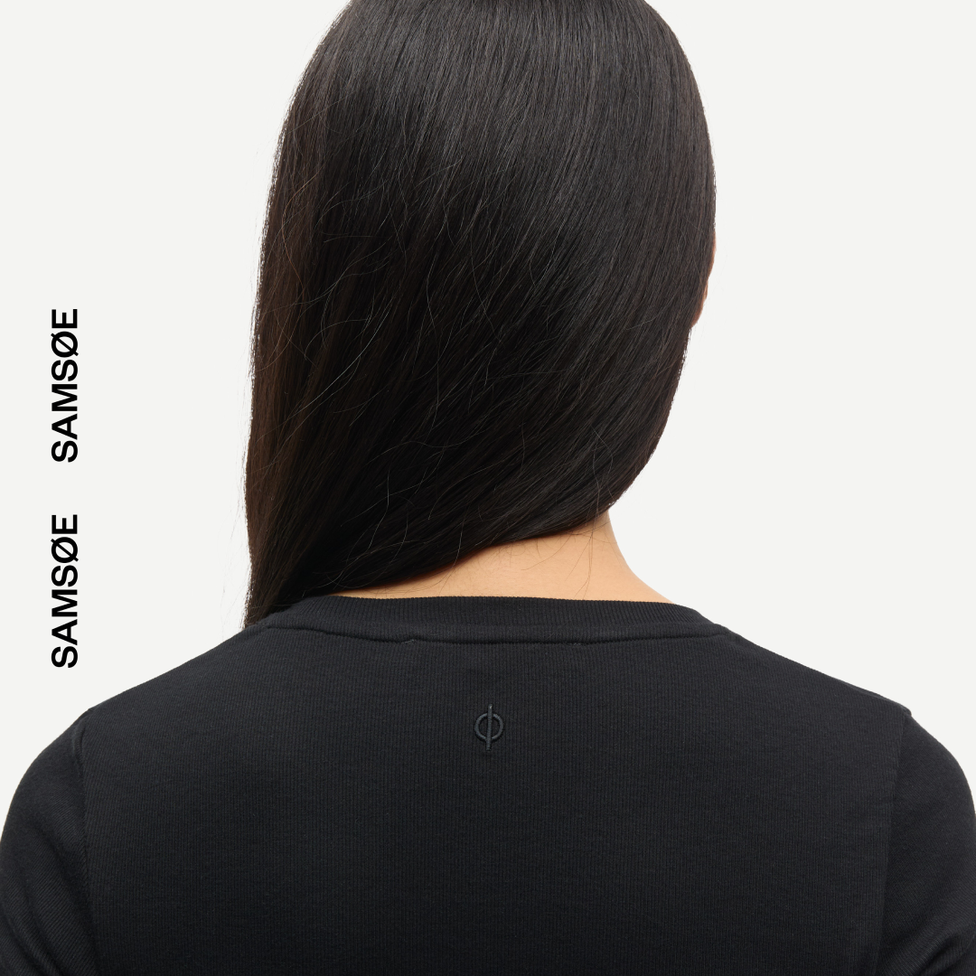 SAMSØE SAMSØE - SAALEXIS T-SHIRT CZARNY