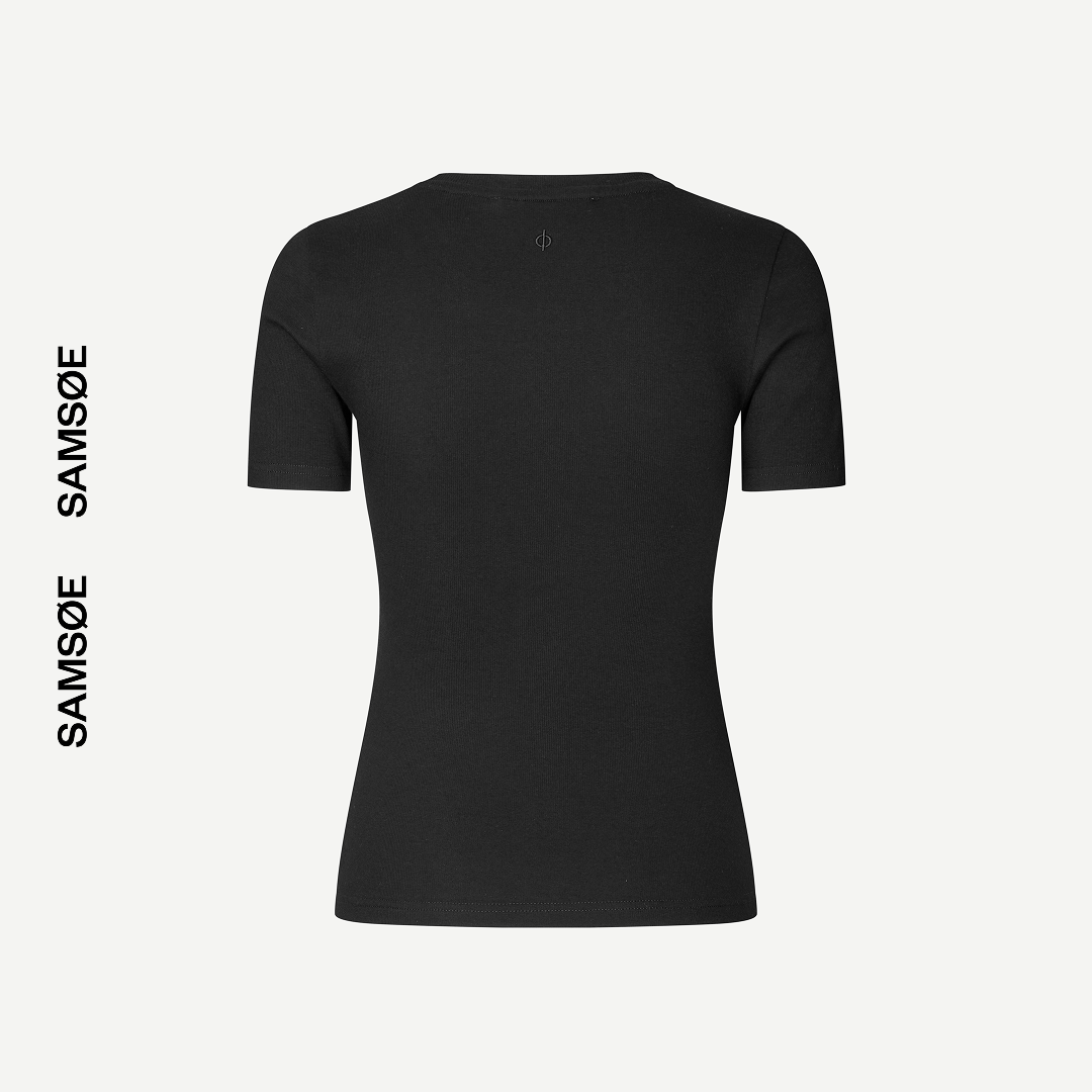 SAMSØE SAMSØE - SAALEXIS T-SHIRT CZARNY