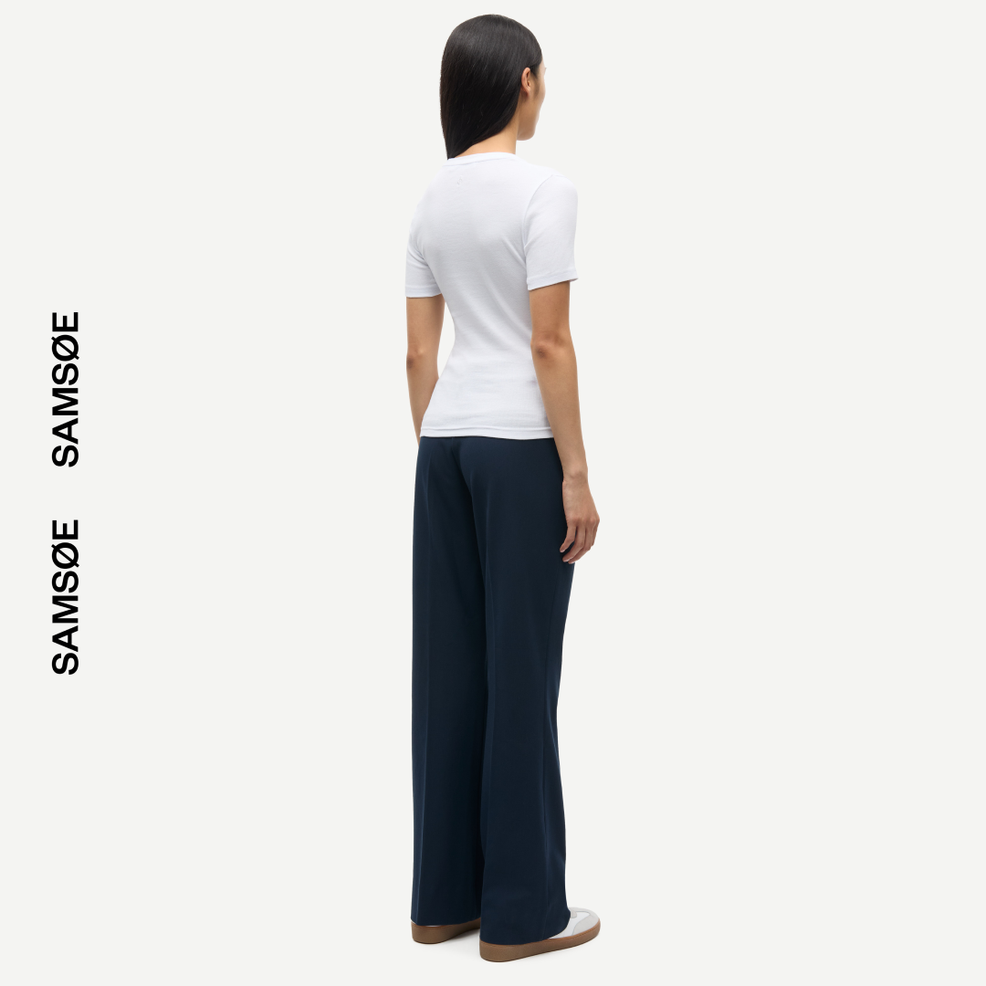 SAMSØE SAMSØE - SAALEXIS T-SHIRT BIAŁY